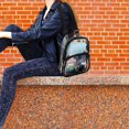 thumbnail image 2 of MesaSe Clear Mini Backpack Stadium Transparent Small See Through Bag with Crossbody Concert Purse Waterproof Plastic Shoulder bag(Blue), 2 of 5