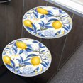 thumbnail image 4 of Stove Burner Covers 4 Pcs for ,Sicilian style watercolor lemons Graceful Design, Round Gas Stove Burner Cover 8Inch And 10Inch, 4 of 6