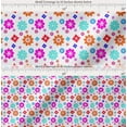 thumbnail image 2 of Soimoi Cotton Cambric Fabric Artistic Floral Printed Craft Fabric by the Yard 56 Inch Wide, 2 of 7