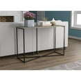 thumbnail image 2 of Pemberly Row 44"L Black X Metal Console Table in Dark Taupe Finish, 2 of 3