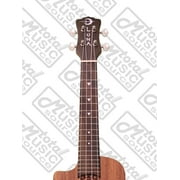 Luna Guitars A/E Concert Tattoo LEFTY w/Strings,Tuner & PC, UKE TEC MAH L COMP