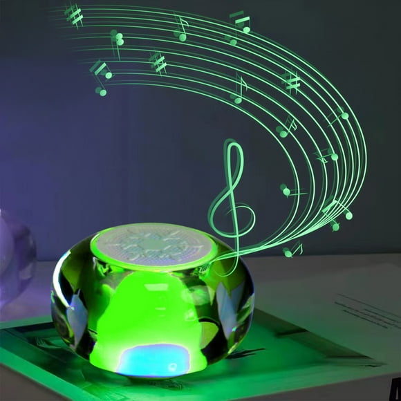 Birdeem Outdoor Lighting Products, Wireless Speaker Bluetooth, Crystas Light Wireless Bluetooth Speaker Crystals Colorful Lighting Creatives Desktop Home Outdoor Portable Sound System