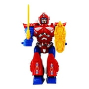 Blaze Dragon Robot Battery Operated Toy Figure w Walking Action, Flashing Lights, Sounds by Velocity Toys
