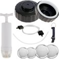 thumbnail image 2 of YOPTOP Mason Jar Vacuum Sealer  Vacuum Sealer Kit with Manual Vacuum Pump Jar Vacuum Sealing Machine for Wide and Regular Mouth Mason Jars Reusable Plastic Caning Sealer for Food Storage, 2 of 11
