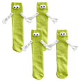 thumbnail image 1 of Calcetines Tubo Medio Magnéticos MagSoxLimeGreen 2Pares Verde Limón 5-9.5US VentDepot, 1 of 2