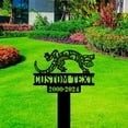 thumbnail image 2 of Handmadetneonsign Lizard Memorial Metal With Stake, Lizard Metal Name Sign Stake, Lizard Metal Stake Decor 45583, 2 of 5