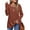 Caramel, variant on Long Sleeve Shirts for Women Square Neck Fall Tops Lightweight Tunic Sweaters