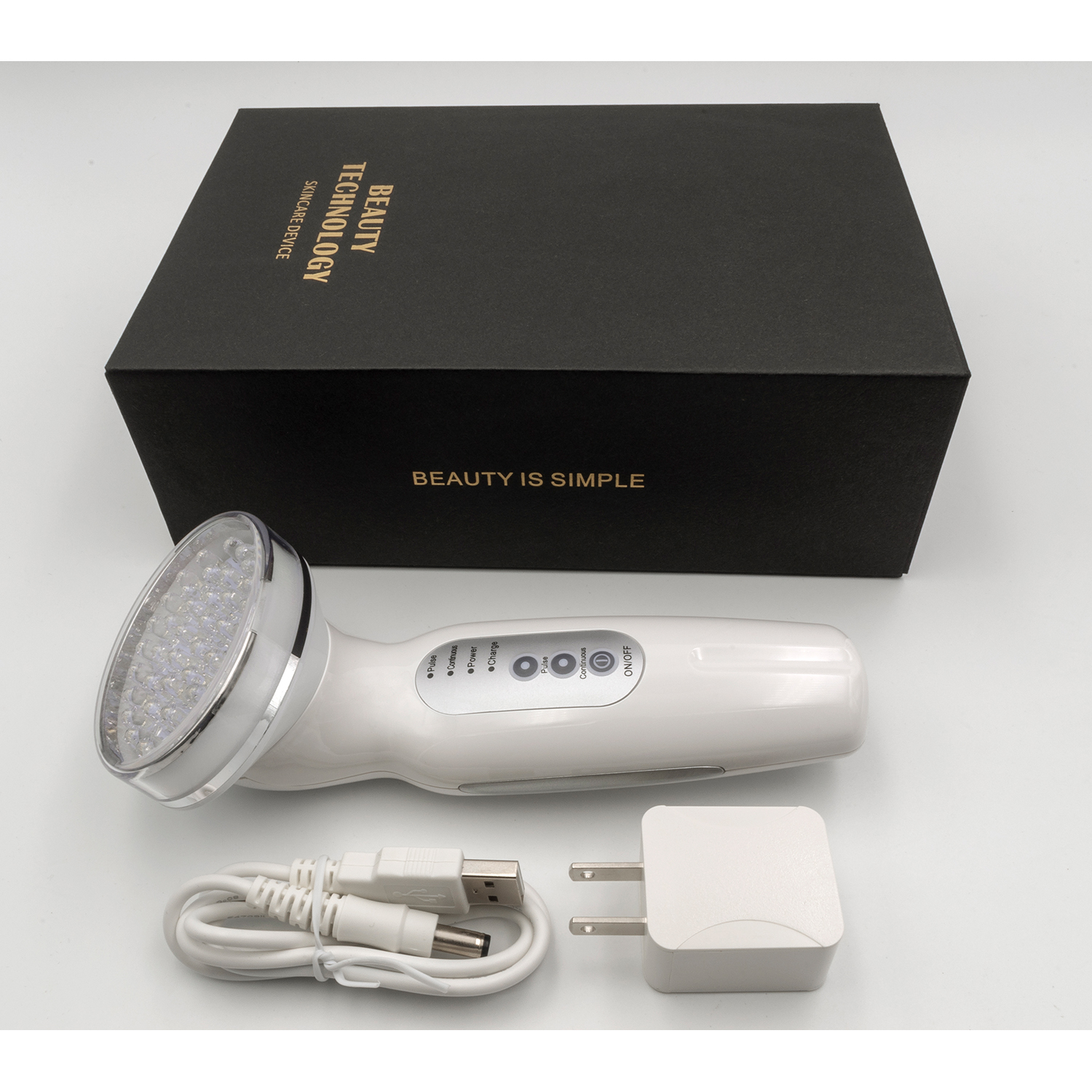 NORLANYA Red LED Light Therapy for Wrinkles, Anti-aging and Collagen Boosting, 40 Lamps, 660nm, Rechargeble