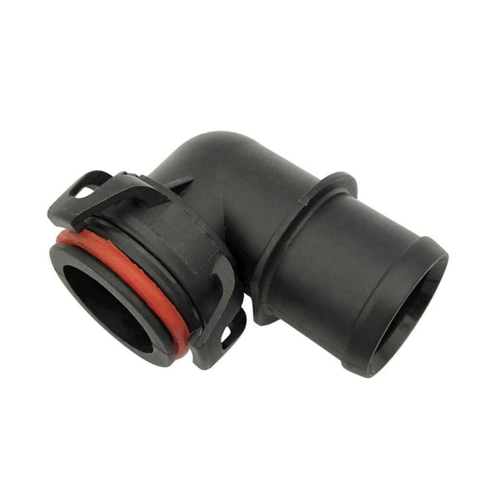 KarParts360 For Chevy Impala Limited 2014 2015 2016 Coolant Hose Connector | Plastic Material | Black | Barb, Quick Connect End 1 | Hose Barb Fitting Attachment End 1 | Male End 1 Gender | 20847910