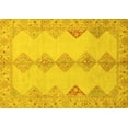 thumbnail image 1 of Ahgly Company Indoor Rectangle Abstract Yellow Modern Area Rugs, 8' x 10', 1 of 4