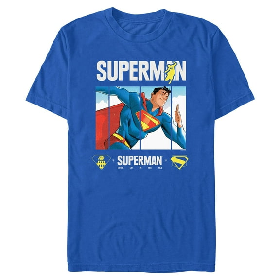 Mens Superman Fast Hero T Shirt