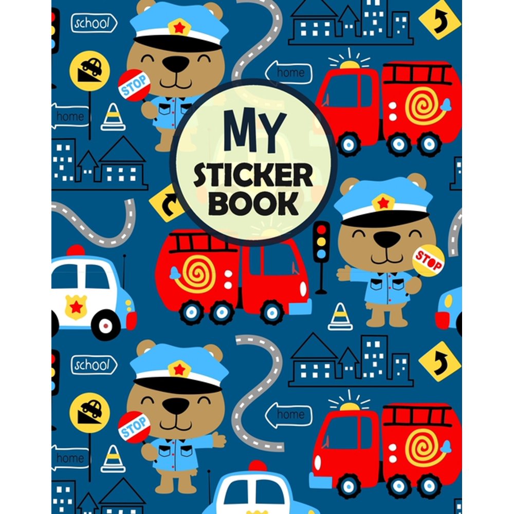My Sticker Book A Blank Permanent Stickers Book To Put Stickers In And