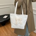 thumbnail image 3 of Bolso para Mujeres El Partido Nylon Lindo Bowknot Back Bags () Blanco, 3 of 9