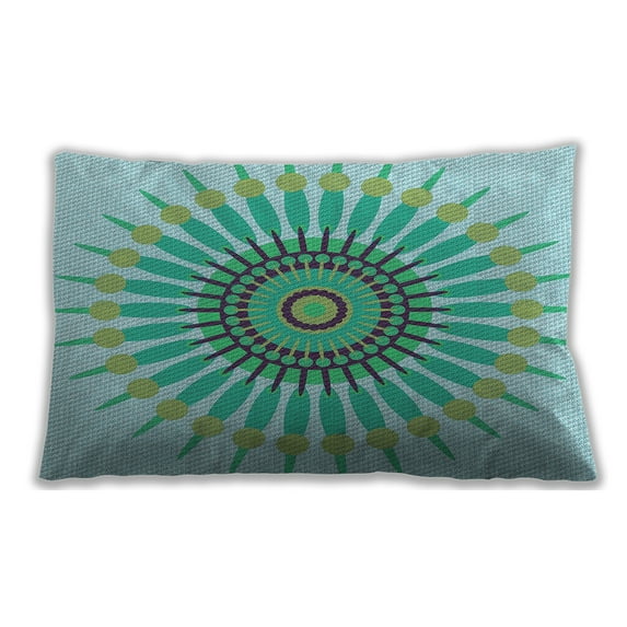 Ahgly Company Indoor Rectangular Contemporary Lumbar Throw Pillow, 13 inch by 19 inch