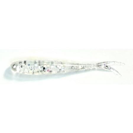 Appalachian Baits Split Tail Mountin Minnerz Moonshine 2 Soft-Sinking Fishing Bait Minnows Unscented 15 count