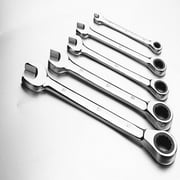 Open End Ratcheting Combination Metric Wrench Set