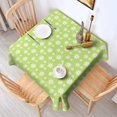 thumbnail image 2 of 60x60 Inch Waterproof Square Tablecloth, Thickened Polyester Table Cover for Dining & Parties, Floral Print, 2 of 6
