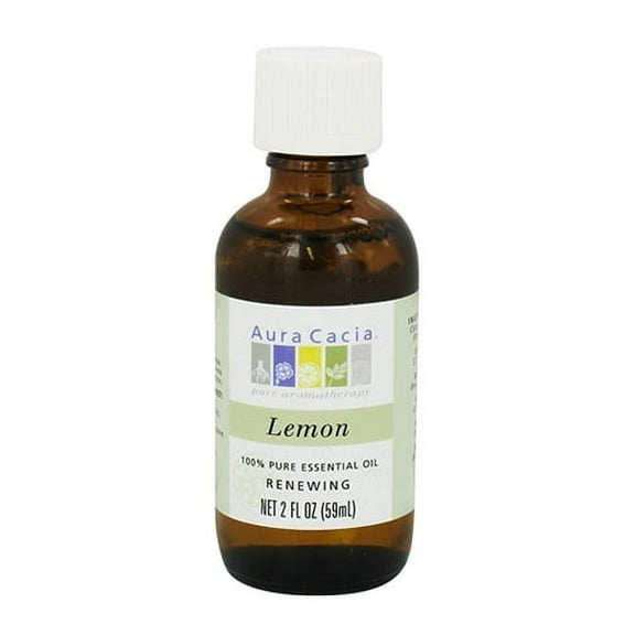 Aura Cacia Renewing 100% Pure Essential Oil, Lemon, 2 oz