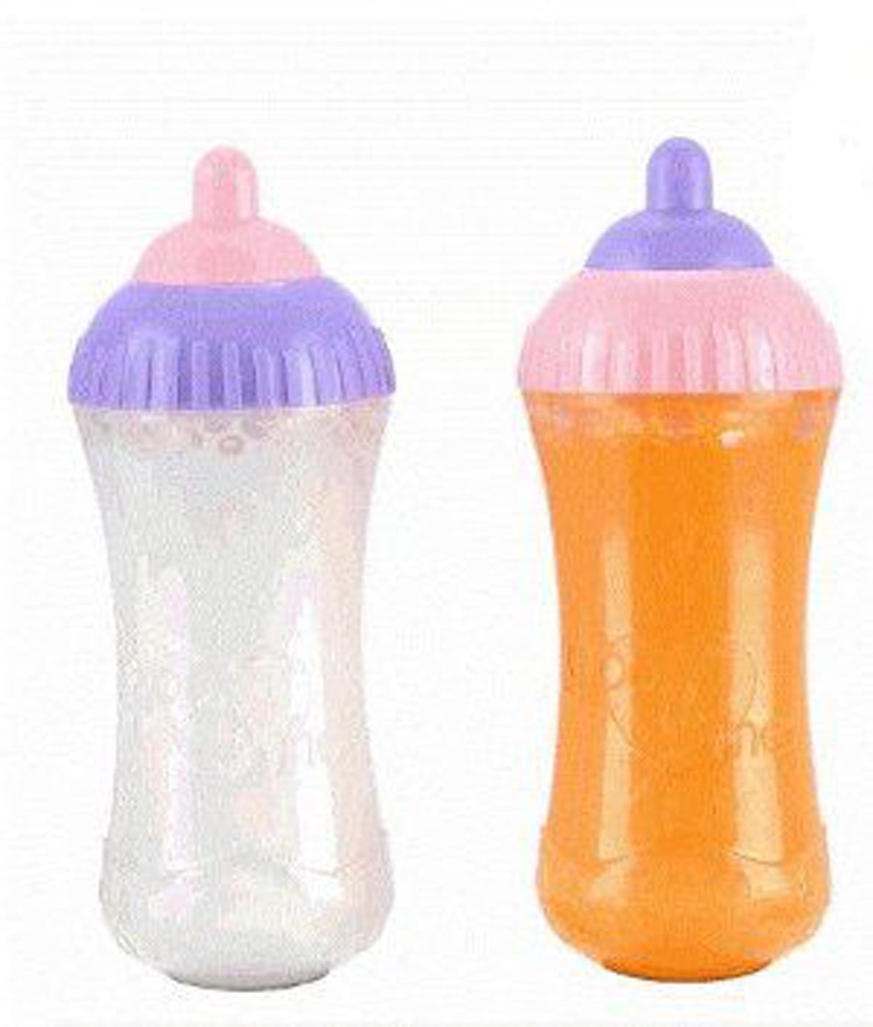You & Me Magic Milk & Juice Bottles (Orange Juice) 2 Bottle Set