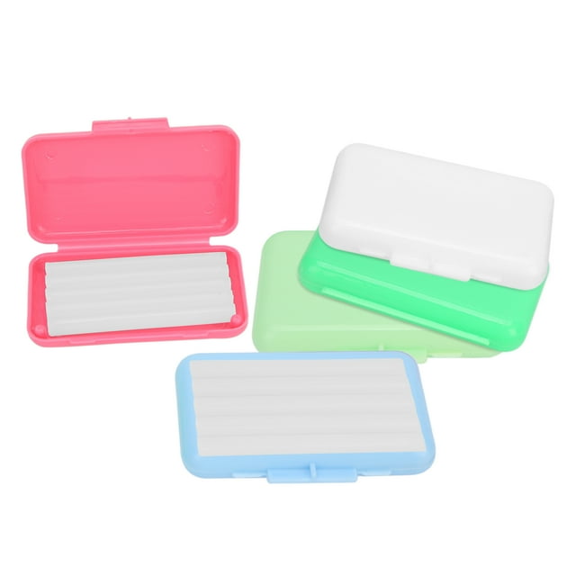Cire Orthodontique, Cire Orthodontique Portable à Saveur de Fruits pour Appareils Dentaires avec Boîte de Rangement pour l'Hôpital