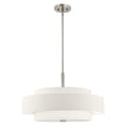 thumbnail image 5 of 50875-91 Livex Lighting Meridian - 5 Light Pendant in Modern Style - 24 Inches wide by 17 Inches high-Brushed Nickel Finish    -Traditional, 5 of 12