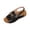 Black, variant on Womens Orthotic Slides Comfort Plantar Fasciitis Arch Support Slip on Flat Sandals Ladies Soft Cushion Fashion Yoga Mat Slippers With Adjustable Straps Army Green 5.5