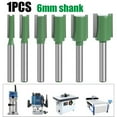 thumbnail image 5 of 1Pcs 6mm Shank Single Double Flute Straight Router Bit For Woodworking, 5 of 6