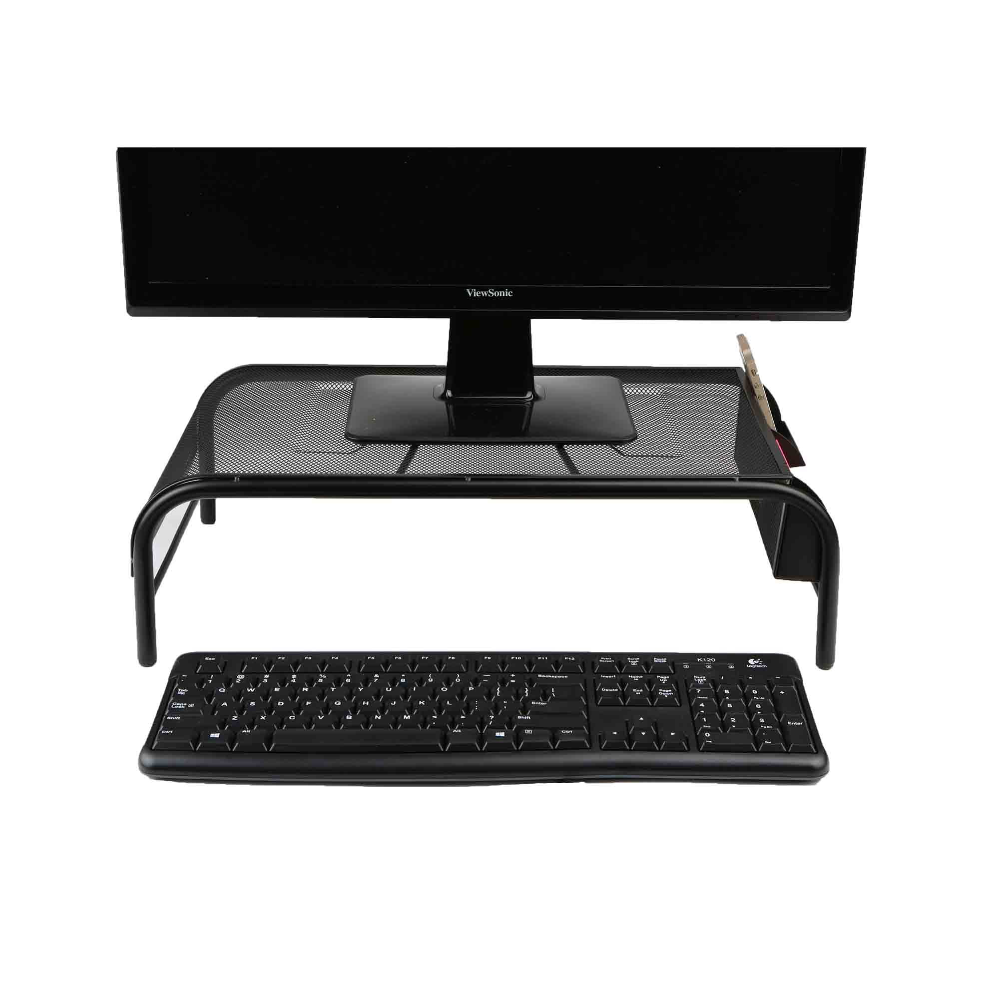 Laptop Mind Reader Monitor Stand Riser with Drawer Storage for Computer Desk, 