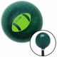 Bouton de Changement de Vitesse en Flocons de Métal Vert de Football Vert avec M16 x 1,5 Insert Levier de Vitesses Auto Brody – image 1 sur 1