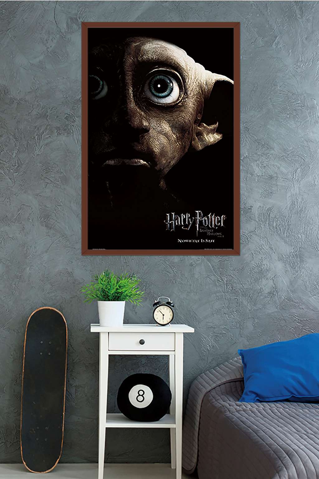 Harry Potter and the Deathly Hallows: Part 1 - Dobby One Sheet Wall Poster, 22.375" x 34", Framed