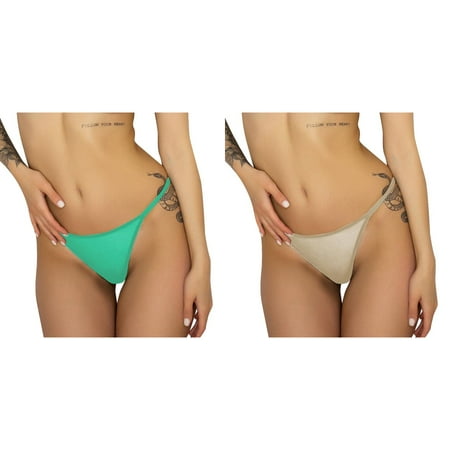 (2-Pack) Kcodviy Women Soild Embroidered Extra Large Panties for Women Mesh Sheer Thong Panties Plus Size Silk Panties T Pants Low Waist Under Clothes Waist Trainer Plus Size Underwear