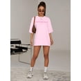 thumbnail image 2 of MOUSYA Faith Over Fear T-shirt Women Oversized Christian Religious Sayings Tees Drop Shoulder Tee Tops, 2 of 6