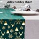 thumbnail image 5 of pstuiky Camino de mesa navideño con diseño de ciervo de terciopelo y poliéster ideal para reuniones navideñas y fiestas., 5 of 6