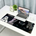 thumbnail image 6 of Gaming Mouse Pad Large XXL White,Soft Mousepad with Anti-Slip Rubber Base &amp; Stitched Edges,Smooth Surface Laptop Desk Pad,Computer Keyboard and Mice Combo Pads Mouse Mat, 6 of 6