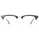 thumbnail image 4 of 2025 Newbee Fashion - Gafas de media montura clásicas, de estilo retro, ovaladas y de estilo vintage para celebridades, con lentes transparentes de alta moda, 4 of 5