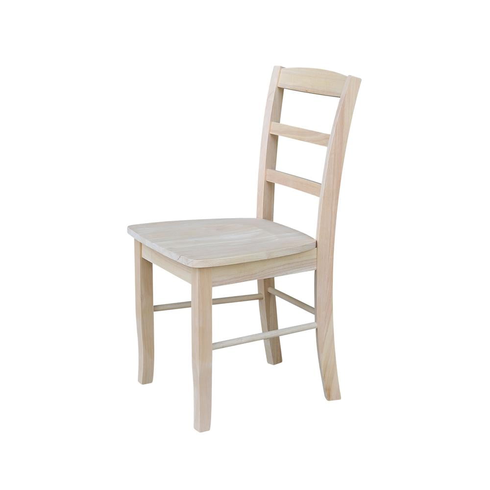 International Concepts Madrid Wood Dining Chairs, Set of 2