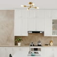 thumbnail image 4 of Globe Electric 17" 4 Brass Living Room Flush Mount Lights with Globe Glass, 4 of 8