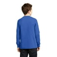 thumbnail image 2 of Port & Company Youth Long Sleeve Core Cotton T-Shirt PC54YLS, 2 of 2