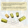 thumbnail image 3 of 33uF 100V Non-Polarized Electrolytic Capacitor, 8mm x 12mm Aluminum Audio Capacitors for DIY Projects Audio Tweeter Frequency Divider Pack of 10, 3 of 6