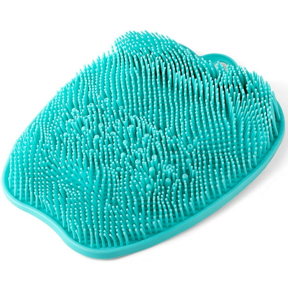 Silicone Foot Brush, Bath Foot Massage Pad with Non-Slip Suction Cups, Foot Scrubber Cleaner, Shower Foot Massager for Exfoliating Dead Skin Foot Care Spa Increases Blood Circulation