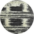 thumbnail image 1 of Ahgly Company Machine Washable Indoor Round Industrial Modern Silver Pink Area Rugs, 4' Round, 1 of 7