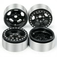 thumbnail image 1 of Baohd Wheel Rims For 1/10 SCX10 Crawler RC Car Accessories Replacement Parts Accessory Black, 1 of 5