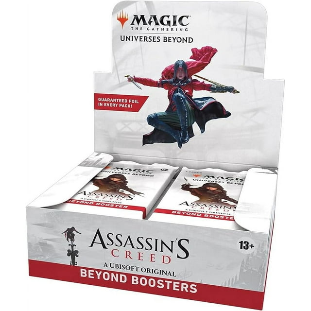 Magic: The Gathering - Assassin’s Creed Beyond Booster Box | 24 Beyond Boosters (7 Cards in Each Pack) | Collectible Trading Card Game for Ages 13+