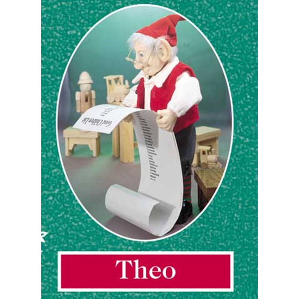 12.5" Zims The Elves Themselves Theo Collectible Christmas Elf Figure