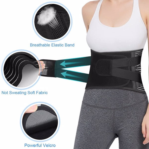 Lower Back Brace Support Belt For Sciatica, Scoliosis, Slipped
