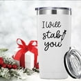 thumbnail image 4 of Nurse Gifts.I Will Stab You Tumbler Gifts.20 oz (White)Nursing Graduation Mug Gift for Nurses Birthday Christmas Appreciation Gifts.Funny Nurse Week Nurse Day Gag Gift for Nurse RN Nursing Student., 4 of 6