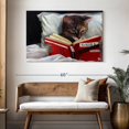 thumbnail image 3 of Elephant Stock Late Night Thriller Wall Art - Horizontal Canvas Wall Art - Living Room Wall Decor - Humor Canvas - Red And White Decor By Lucia Heffernan - 48" x 32", 3 of 8