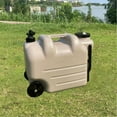 thumbnail image 6 of figatia Camping Water Bottle Multi Purpose Wheels Water Tank for Car Driving Outdoor Khaki, 6 of 8