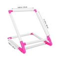 thumbnail image 2 of OULII 1 Set Adjustable Embroidery Frame PVC White Easy Assembly Embroidery Table Stand for, 2 of 8