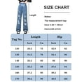 thumbnail image 5 of Happy Cherry Kids Ripped&nbsp;Denim&nbsp;Pants Girls&nbsp;Baggy Jeans&nbsp;Pants Elastic&nbsp;Waist&nbsp;&nbsp;Loose&nbsp;Cool&nbsp;Trousers&nbsp;Wide&nbsp;Leg&nbsp;with&nbsp;Pockets Blue, 5 of 6